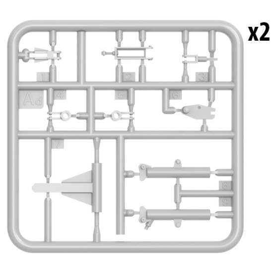 Miniart 37045 - 1/35 KMT-7 gauge mine trawl of medium type Scale Model