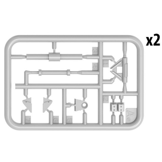 Miniart 37045 - 1/35 KMT-7 gauge mine trawl of medium type Scale Model