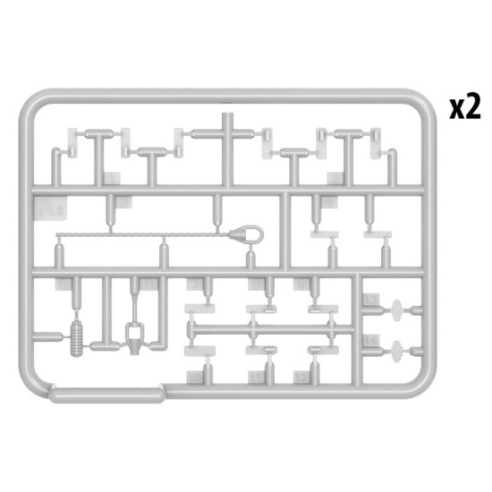 Miniart 37045 - 1/35 KMT-7 gauge mine trawl of medium type Scale Model