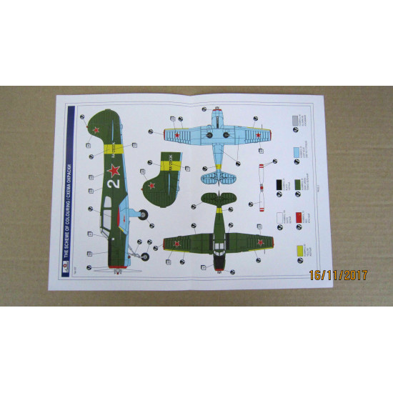 Amodel 72303 - 1/72 Yakovlev Yak-18T Russian Aircraft (PE parts) scale model