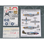 Foxbot 48-060 - 1/48 North American P-51 Mustang Nose art, Part 1 Decals scale