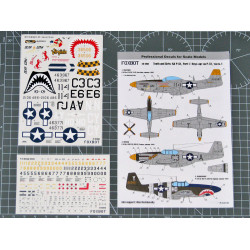 Foxbot 48-060 - 1/48 North American P-51 Mustang Nose art, Part 1 Decals scale