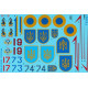Us Stock Foxbot 48-036 - 1/48 Decals For Ukrainian Foxbats Mig-25rb Accessories Scale Us Stock Foxbot 48-036 - 1/48 Decals For Ukrainian Foxbats Mig-25rb Accessories Scale