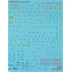 Foxbot 48-042T - 1/48 Decals for Ukranian Rooks: SU-25UB and Stencils Scale