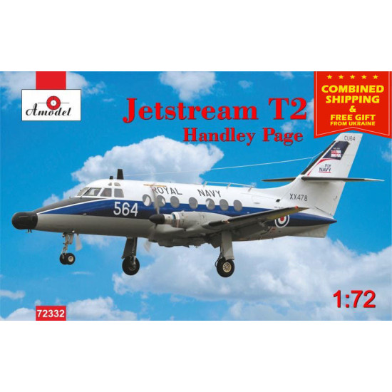 Amodel 72332 - 1/72 Passenger Jetstream T2 Handley Page scale plastic model kit