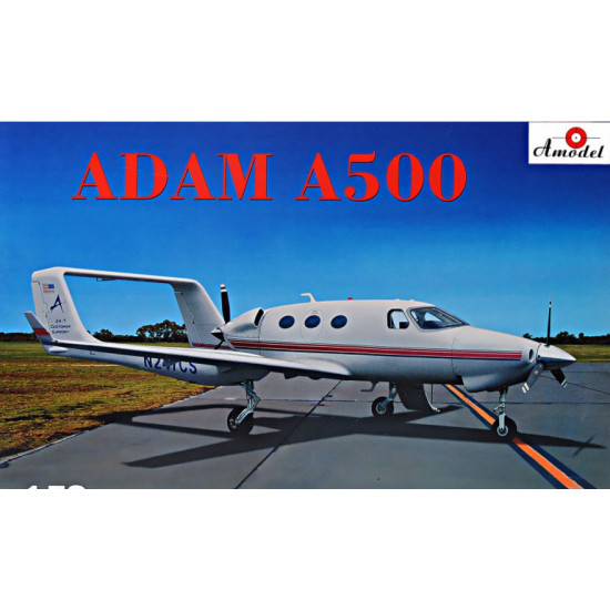 Amodel 72350- 1/72 Adam A500 US Civil Aircraft, scale plastic model kit