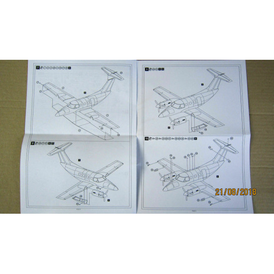 Amodel 72364 - 1/72 Embraer EMB-121 AN Xingu France, scale plastic model kit