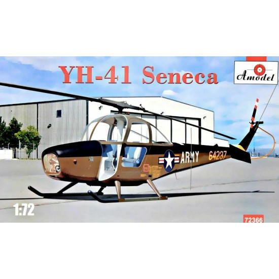 Amodel 72366 - 1/72 Helicopter Cessna YH-41 Seneca, scale plastic model kit
