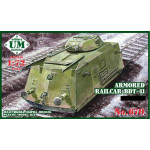 Armored railcar BDT-41 1/72 UMT 670