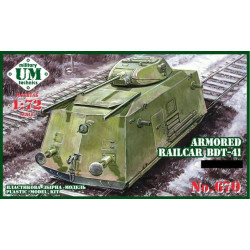 Armored railcar BDT-41 1/72 UMT 670