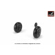Junkers Ju 188 wheels w/ weighted tires 1/72 Armory AW72203