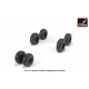 C-27 Spartan wheels w/ weighted tires 1/72 Armory AW72505