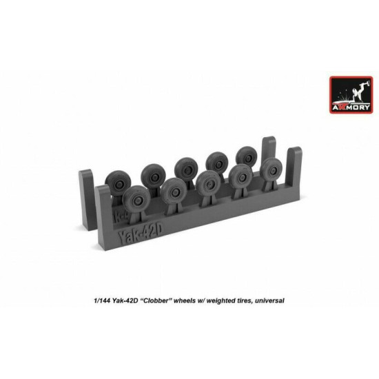 Yakovlev Yak-42D wheels 1/144 Armory AW14010