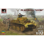 Pz.Kpfw.II Ausf.L Luchs, German WWII Light Recon Tank 1/72 Armory AR72203