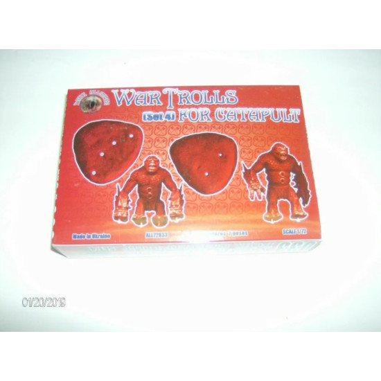 Us Stock Alliance 72033 - 1/72 War Trolls Catapult Set 4 Fantasy Series Scale Model Kit Us Stock Alliance 72033 - 1/72 War Trolls Catapult Set 4 Fantasy Series Scale Model Kit
