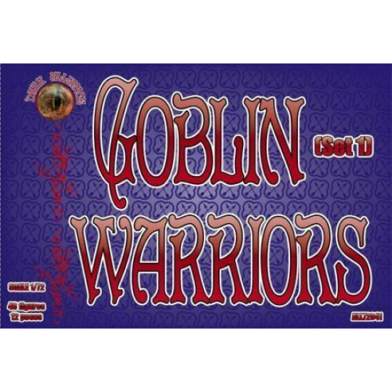Alliance 72041 - 1/72 Goblin Warriors (Set 1), (Fantasy Series) scale model kit