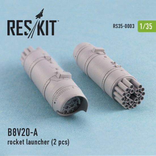 Rocket Launcher B8V20- 2 pcs 1/35 Reskit RS35-0003