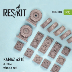 Kamaz 4310 (I-P184) wheels 1/35 Reskit RS35-0004