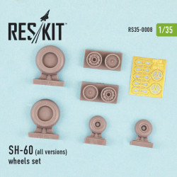 SH-60 (all versions) wheels set 1/35 Reskit RS35-0008
