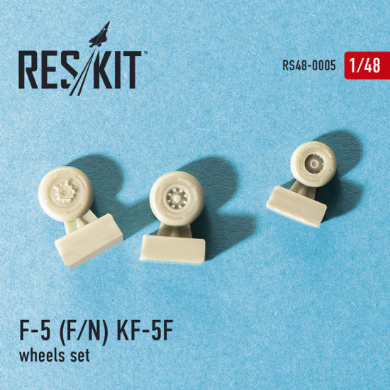 Resin wheels set for F-5 (N/E/F), KF-5F 1/48 Reskit RS48-0005