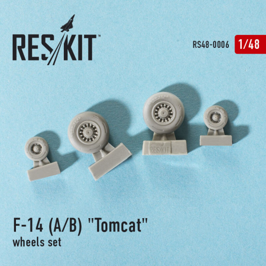 Resin wheels set for Grumman F-14 A/B Tomcat 1/48 Reskit RS48-0006