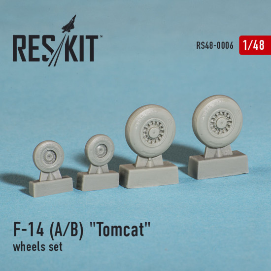 Resin wheels set for Grumman F-14 A/B Tomcat 1/48 Reskit RS48-0006