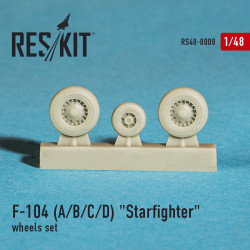Resin wheels set for F-104 A/B/C/D Starfighter 1/48 Reskit RS48-0008
