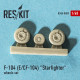 Resin wheels set for F-104 (E) and CF-104 Starfighter 1/48 Reskit RS48-0009