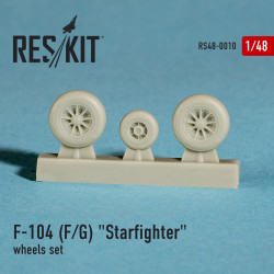 Resin wheels set for F-104 (F/G) Starfighter 1/48 Reskit RS48-0010