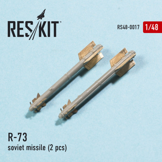 Resin R-73 soviet missile (4 pcs) 1/48 Reskit RS48-0017