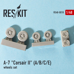 Resin wheels set for LTV A-7 Corsair II A/B/C/E 1/48 Reskit RS48-0018