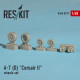 Resin wheels set for LTV A-7 Corsair II D 1/48 Reskit RS48-0019
