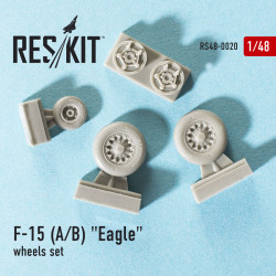 Resin wheels set for McDonnell Douglas F-15 A/B Eagle 1/48 Reskit RS48-0020