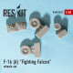 Resin wheels set for F-16 (A) Fighting Falcon 1/48 Reskit RS48-0023