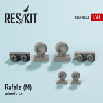 Resin wheels set for Dassault Rafale (M) 1/48 Reskit RS48-0033