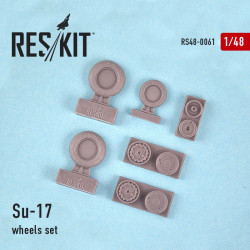 Wheels Set For Su-17 1/48 Reskit RS48-0061