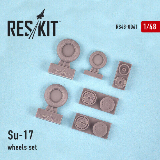 Wheels Set For Su-17 1/48 Reskit RS48-0061