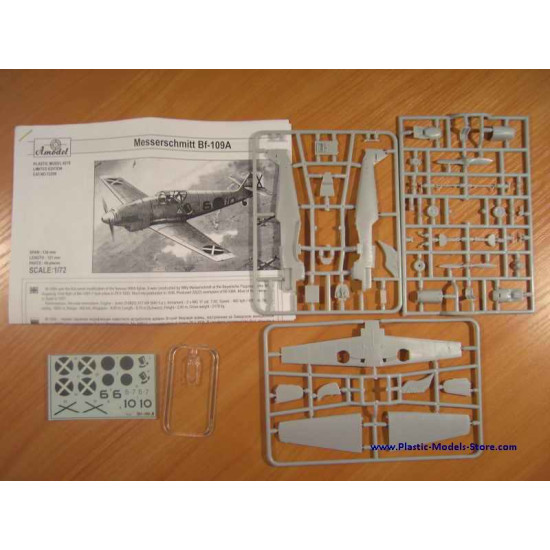 Messerschmitt Bf-109A German fighter 1/72 Amodel 72209