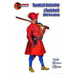Mars Figures 72104 - 1/72 Turkish Infantry (Tufekei), XVII Century scale model