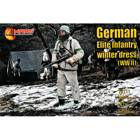Mars Figures 72111 - 1/72 German Elite Field Division (Winter Dress) (WWII) kit
