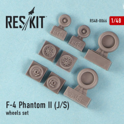 Wheels Set for F-4 Phantom II (J, S) 1/48 Reskit RS48-0066
