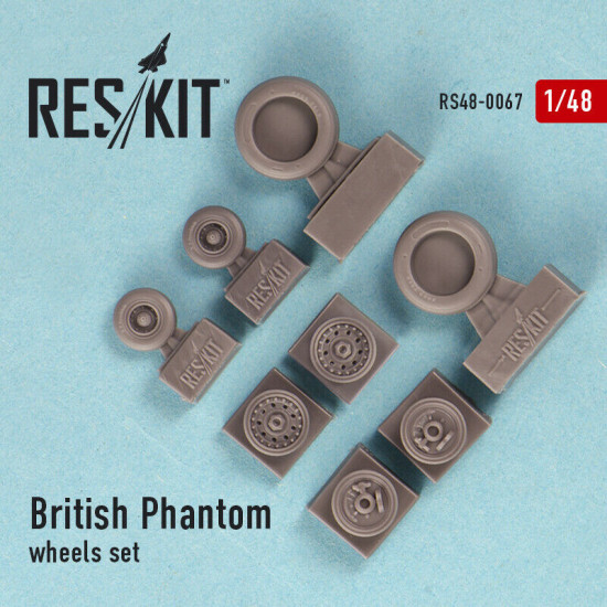 Wheels Set for British Phantom 1/48 Reskit RS48-0067