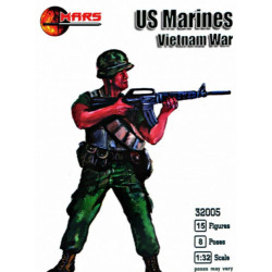 Mars Figures 32005 - 1/32 US Marines, Vietnam War, scale plastic model kit