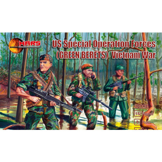 Mars Figures 32008 - 1/32 US Special Operation Forces (Green Berets) Vietnam War