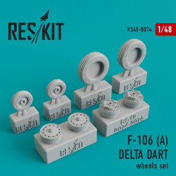 Convair F-106 Delta Dart wheels set 1/48 Reskit RS48-0074