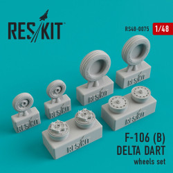 Convair F-106 (B) Delta Dart wheels set 1/48 Reskit RS48-0075
