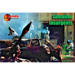Mars Figures 32012 - 1/32 Somalian Insurgents, scale plastic model kit