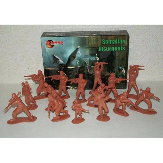 Mars Figures 32012 - 1/32 Somalian Insurgents, scale plastic model kit