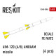AIM-120 (A/B) AMRAAM missile (4 pcs) 1/48 Reskit RS48-0086