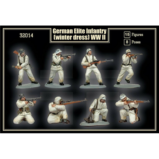 Mars Figures 32014 - 1/32 German Elite Infantry in winter dress WWII, model kit
